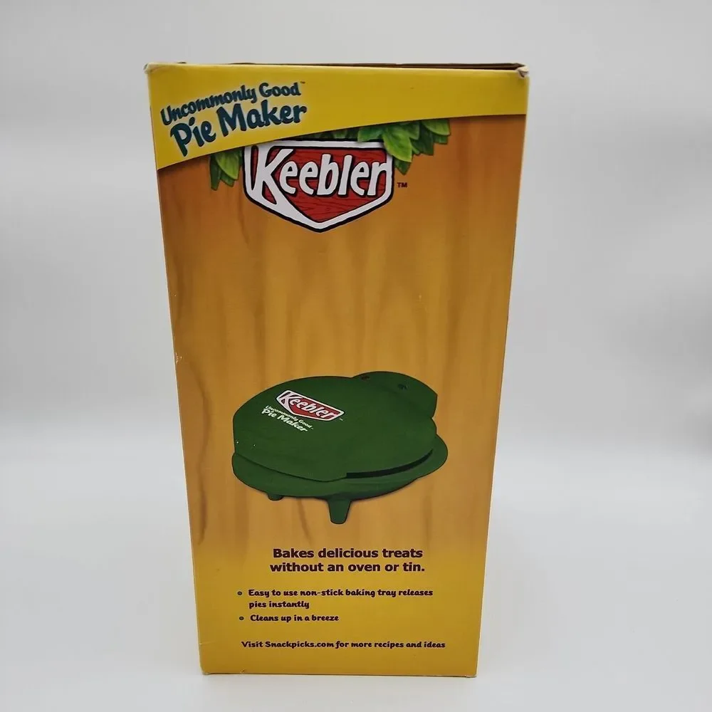 Keebler Mini Pie Maker Countertop Green Non Stick Dessert S'mores‎ Vintage